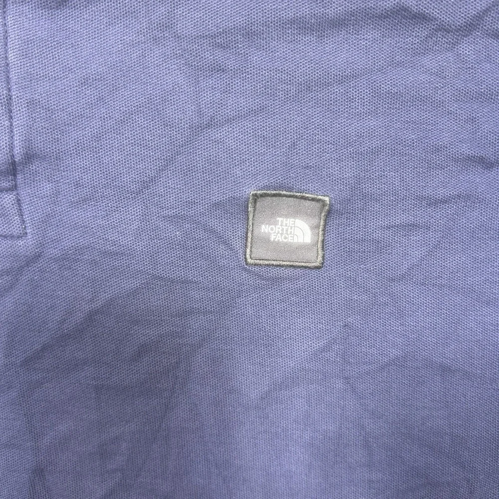 The North Face Polo Shirt Men's L‎ Navy Patch Logo Outdoor Short Sleeve Casual
